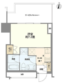 THE YOKOHAMA FRONT TOWER (ザ・ヨコハマフロントタワー) 15階 間取り図