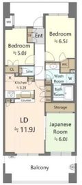 東京メガシティ 8階 間取り図