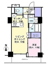 ルフォン不動前 5階 間取り図