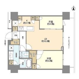 THE YOKOHAMA FRONT TOWER (ザ・ヨコハマフロントタワー) 15階 間取り図