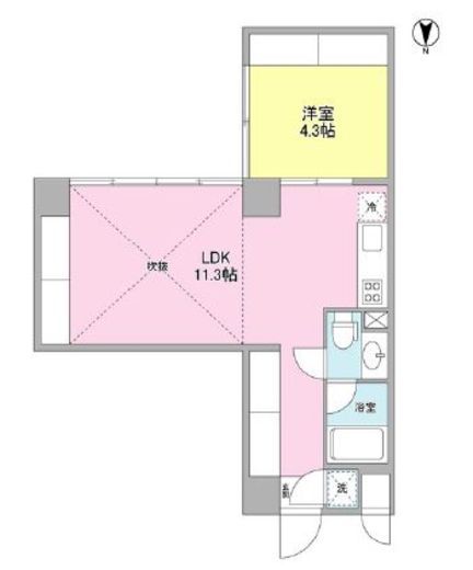 WELLTOWER (ウェルタワー) 1004 間取り図
