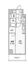 コンフォリア・リヴ志村三丁目 402 間取り図