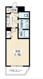 アルコバレーノ武蔵小杉Ⅱ 3階 間取り図
