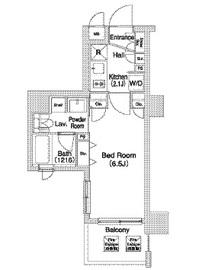 コンフォリア清澄白河トロワ 203 間取り図