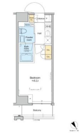 プラウドフラット清澄通り 1010 間取り図