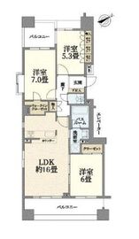 クリオ横浜西口弐番館 9階 間取り図