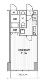 アーバンフラッツ池袋プレミアム 2603 間取り図