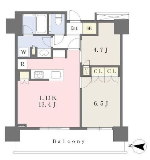 THE YOKOHAMA FRONT TOWER (ザ・ヨコハマフロントタワー) 26階 間取り図