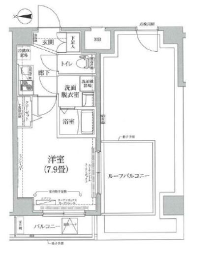 ティモーネ深川リーヴァ 7階 間取り図