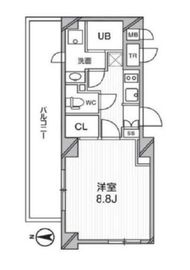 プライマル武蔵関 419 間取り図
