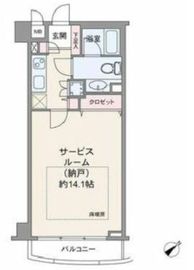 スカーラ代官山 6階 間取り図