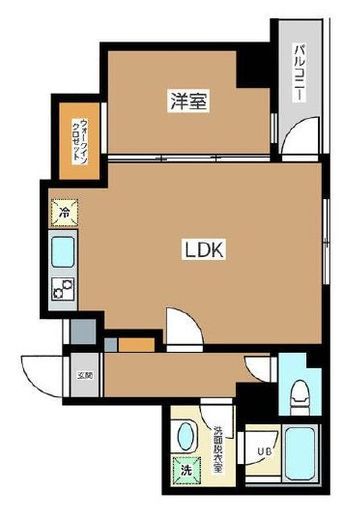 クリオ武蔵小杉ガーデンマークス 4階 間取り図