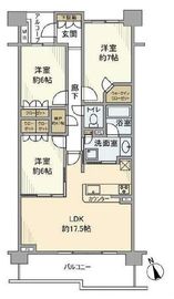 THE CENTER HOUSE 6階 間取り図