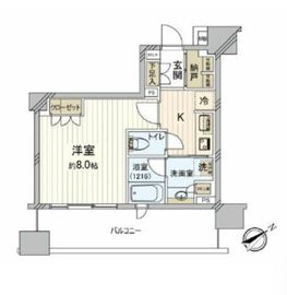 パレステージ片瀬江ノ島 5階 間取り図