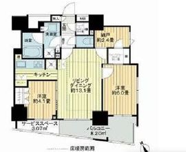 ザ・パークハウス小石川春日 10階 間取り図