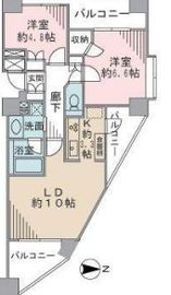 アルス高輪フェアヒルズ 14階 間取り図