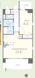プリマベーラ大崎 203 間取り図