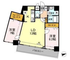 BLESS志村坂上 210 間取り図