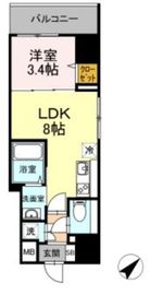 ベイサイドヒルズ関内 601 間取り図