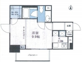 アルファニッシュ白金高輪 7階 間取り図