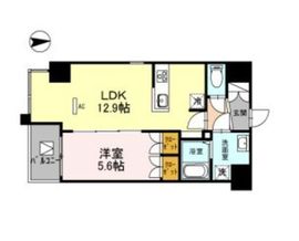 リベラーレ中野 703 間取り図