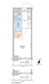 プラウドフラット西日暮里ディアージュ 205 間取り図