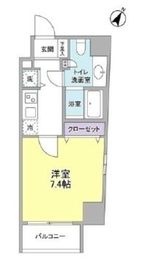 アリエルズ赤坂 802 間取り図