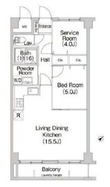コンフォリアたまプラーザ 601 間取り図