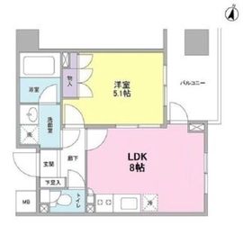 K's新中野 204 間取り図