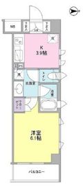 リバーレ蒲田仲六郷 107 間取り図