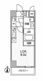 ALTERNA住吉 (オルタナ住吉) 205 間取り図