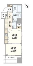 ピアース乃木坂 1階 間取り図