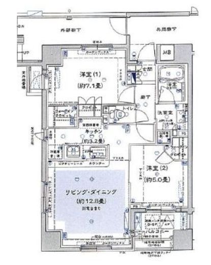ブリリア綱島idステーションフロント 3階 間取り図