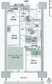 HARUMI FLAG PARK VILLAGE (晴海フラッグ パークヴィレッジ) 18階 間取り図