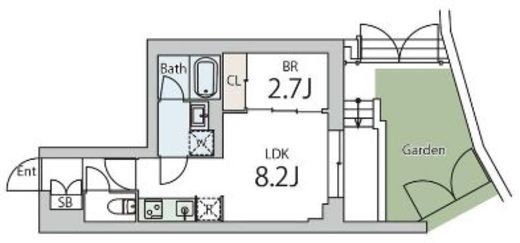 グランデュオ千歳船橋6 (GranDuo Chitosehunabashi6) 101 間取り図