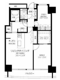 M.M.TOWERS FORESIS (エムエムタワーズフォレシス) 27階 間取り図