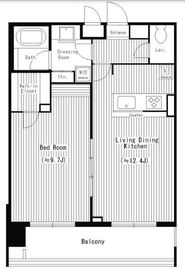ルジャルダン横濱関内 807 間取り図