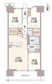 シティテラス川崎鈴木町グランドシーズンズ 10階 間取り図