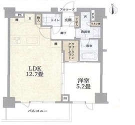 ディアナコートたまプラーザ 2階 間取り図