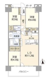 パークホームズ海老名フォレストプレミア 11階 間取り図