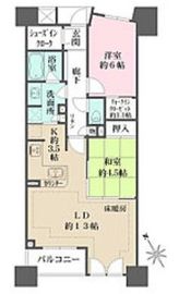ベリスタ常盤台 9階 間取り図