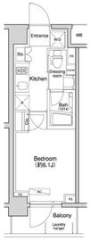 プライマル方南町 411 間取り図
