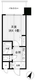 ヴィラコート横浜 407 間取り図