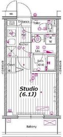 ガーラ・プレシャス川崎 7階 間取り図
