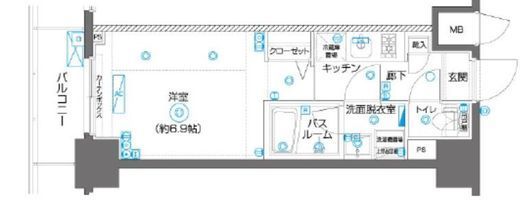 ZOOM横濱EAST 5階 間取り図