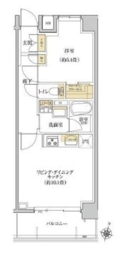 KNOCKS弥生台桜テラス (ノックス弥生台桜テラス) 208 間取り図