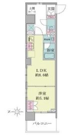 グレーシア横濱十日市場 4階 間取り図