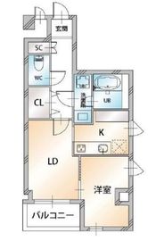 KDXレジデンス天王町 301 間取り図