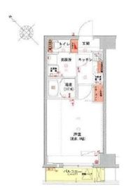 ロメック月島 305 間取り図