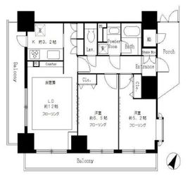 サンクレール荒川ブランガーデン 705 間取り図